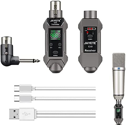 Botiniv Micro sans Fil | Émetteur et récepteur pour Microphone Dynamique - Microphone Filaire vers récepteur émetteur Plug and Play sans Fil Fiche Technique et Prix au Maroc