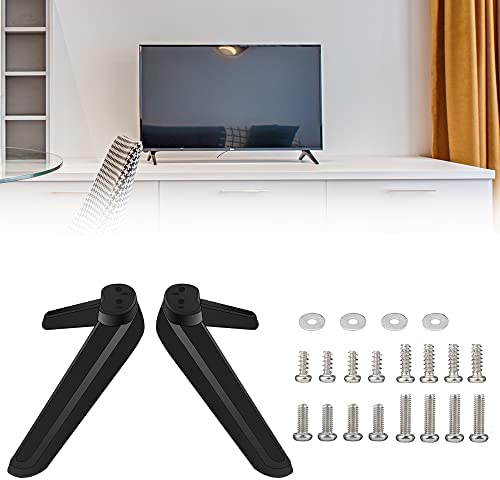 Swetup Pieds De Piédestal TV, Pied TV Universel, Pieds de Support d'Écran TV avec Vis pour TV à Écran Plat Incurvé LCD TCL 40-50 Pouces, 40S515K 40ES560 43P610 43DP600 Support de Base de Table TV Fiche Technique et Prix au Maroc