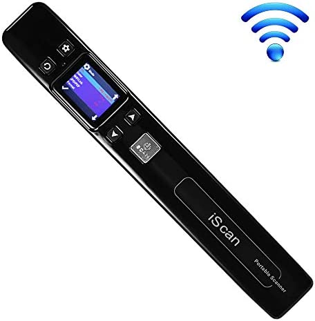 ECOiNVA Pour scanner portable iScan Wand - Rechargeable - Wifi - Pour bureau et maison - Jusqu'à 1050 DPI - Prend en charge les documents JPG PDF - Avec écran LCD - Noir Fiche Technique et Prix au Maroc
