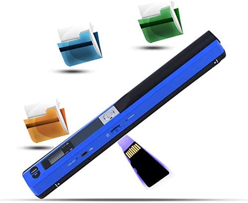 Tonysa Scanners Portables Scanners à Stylo USB 900 * 900DPI Numérisation A4 Scanner Portable JPG/PDF USB 2.0 32G pour système Windows XP/VISTA/WINDOWS7/MAC OS10.4 ou supérieur(Bleu) Fiche Technique et Prix au Maroc