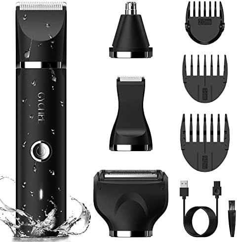 Tondeuse Corps Homme, Tondeuse Intime Homme, Tondeuse Nez-Oreilles, Tondeuse Precision, Tondeuse Parties Intimes, Lame en Céramique, 7-En-1 Tondeuse Multifonction Homme USB Rechargeable Imperméable Avis, Fiche Technique et Prix au Maroc