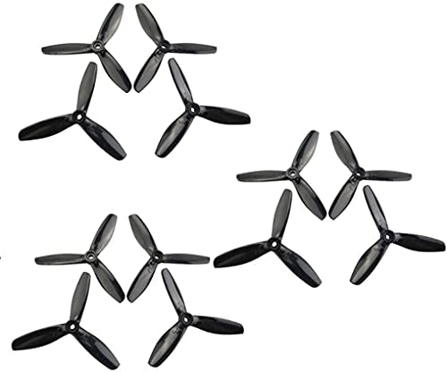 ZYGY 12PCS Hélices à Trois Pales pour MJX B6 B6W B6F B6FD B8 B5W F20 B8 Pro Bugs 8 Pro Bugs 6 Bugs 8 RC Drone Pièce de Rechange Quadcopter Non-brossé - Noir Fiche Technique et Prix au Maroc
