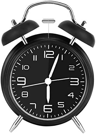 iwobi Reveil Double Cloche Rétro Alarme, Analogique Silencieuse réveil pour Chambre à Coucher, Salon, Cuisine Fiche Technique et Prix au Maroc
