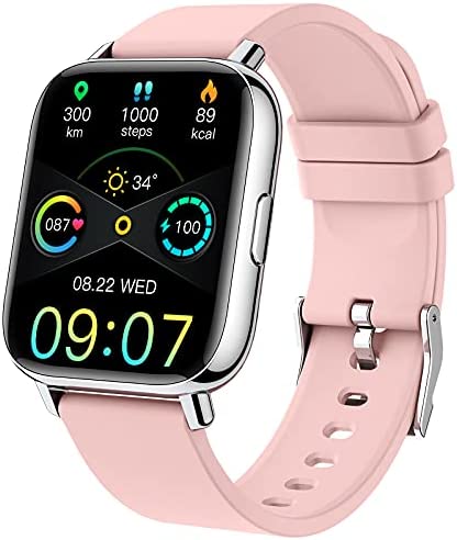 Montre Connectée Homme Femmes, Smartwatch 1,69 Montre Sport Podometre Cardiofrequencemètre Moniteur de Sommeil Etanche IP68 Montre Intelligente 24 Modes Bracelet Connecté Chronometre pour Android iOS Fiche Technique et Prix au Maroc