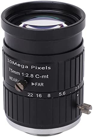 Objectif de Caméra Réseau HD 10MP, Longueur de Mise au Point de 75 Mm, Ouverture Manuelle, Objectif Industriel, Monture C Fiche Technique et Prix au Maroc