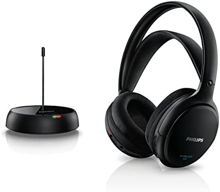 Philips Audio SHC5200/10 Casque TV Sans Fil, Casque HiFi (Supra-auriculaire, Haut-parleur 32 mm, Transmission FM Sans Fil, Conception Ultralégère et Confortable, Entièrement Rechargeable) Noir Fiche Technique et Prix au Maroc