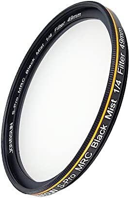 JONGSUN S-Pro MRC Black Mist 1/4 Filtre 49mm, Noir Doux Pastel Film Rêve Filtre à Effets Spéciaux pour Objectif Caméra, Revêtement Multicouche(49mm) Fiche Technique et Prix au Maroc