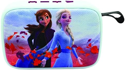 Lexibook - Disney La Reine des Neiges - Enceinte Portable Bluetooth, sans-Fil, USB, Carte TF, Batterie Rechargeable, Bleu/Violet, BT018FZ Fiche Technique et Prix au Maroc