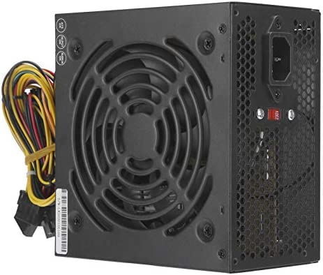 Alimentation 250W, Alimentation d'ordinateur de Ventilateur Silencieux 115 / 230V, Alimentation ATX-250W avec Ventilateur réglable Manuel, Accessoire de Bureau(Noir) Fiche Technique et Prix au Maroc