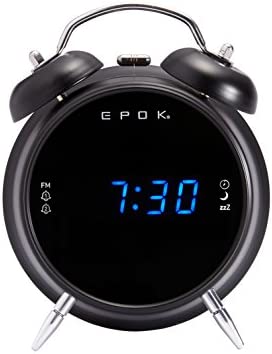 Bigben Interactive RR90EPOKN Radio Portable Horloge Noir - Radios Portables (Horloge, FM, LED, Bleu, Noir, Uniforme) Fiche Technique et Prix au Maroc