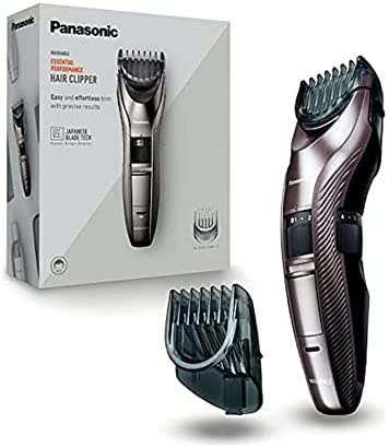 Panasonic - Personalcare ER-GC63-H503 | Tondeuse cheveux - 40 hauteurs de coupe 2 accessoires 40 min d'utilisation sans fil Pleine charge en 8 heures Lavable Gris Avis, Fiche Technique et Prix au Maroc