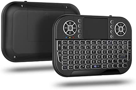 TASUN Mini clavier Bluetooth rétroéclairé, clavier Bluetooth portable, 2,4 G double mode 7 couleurs, rétroéclairage à distance pour Windows Android TV Fiche Technique et Prix au Maroc