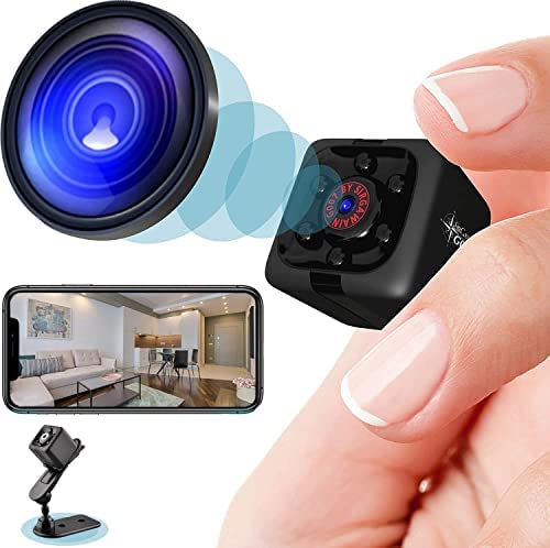 LONUO Mini Camera Espion sans Fil HD 1080P Spy Caméra de Surveillance WiFi avec Vision Nocturne et Detecteur, Caméra Video Surveillance de Sécurité Bébé sans Fil Hidden Caméra Interieur/Exterieur Fiche Technique et Prix au Maroc