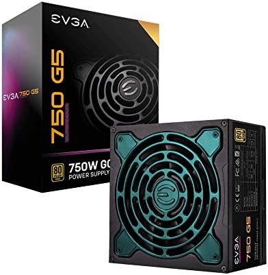 EVGA SuperNOVA 750 G5, 80 Plus Gold 750W, Entièrement Modulaire, Eco Mode avec FDB Fan, 10 Ans de Garantie, Comprend Power ON Self Tester, Taille compacte de 150 mm, Alimentation PC 220-G5-0750-X2 Fiche Technique et Prix au Maroc