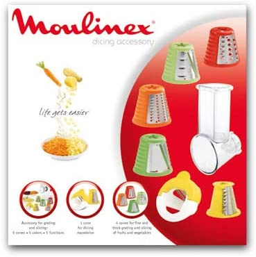 ACCESSOIRE A RAPER ET EMINCER POUR PETIT ELECTROMENAGER MOULINEX - XF403030 Fiche Technique et Prix au Maroc