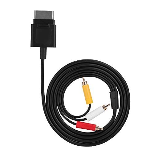 Vbestlife 1.8M XBOX 360 Slim Cable AV Composant ABS TV Cordon Cable AV Cable Audio Vid¡§|o Cordon,Accessoires de jeux vid¨¦o Fiche Technique et Prix au Maroc