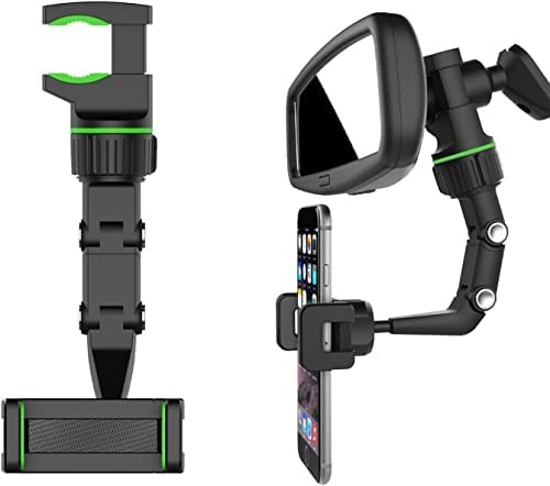 LIUKM Support Téléphone Voiture, Support de Téléphone pour Voiture Rétroviseur, Support de Téléphone Universel Rotatif 360 Degrés, Support pour Siège Arrière de Voiture pour Tous Téléphones Fiche Technique et Prix au Maroc