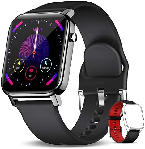 KOSPET GTO Montre Connectée, Smartwatch avec oxygène sanguin, Moniteur de fréquence Cardiaque et de Sommeil, Moniteur d'activité, IP68 étanche Trackers 1,4" écran Tactile Complet pour Hommes Femmes Fiche Technique et Prix au Maroc