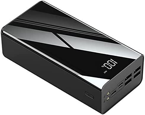 LIMIAO Power Bank 40000-80000Mah Chargeur Portable USB 4 Sorties 3 Affichage LED D'entrée, Câble Batterie Externe pour Tous Les Téléphones Mobiles, Prise en Charge Rapide Fiche Technique et Prix au Maroc