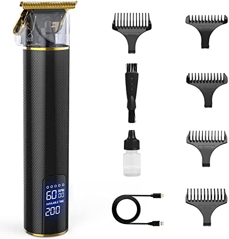 Tondeuse Cheveux Hommes, Tondeuse Barbe Kit Homme Electrique Tondeuse Cheveux Rasoir Professionnel USB Rechargeable avec écran LCD pour Enfant,Famille et Salon de Coiffure Avis, Fiche Technique et Prix au Maroc