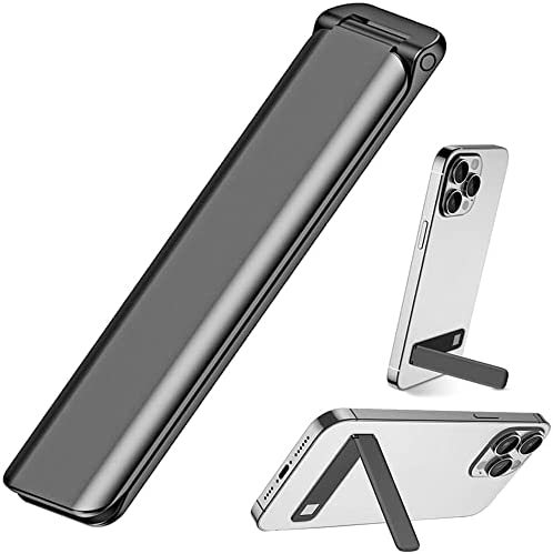 Kinizuxi Support de téléphone Portable de Table en Aluminium Vertical et Horizontal Ultra Mince, Support de téléphone Portable à Angle réglable pour Accessoires de Smartphone iPhone Samsung - Noir Fiche Technique et Prix au Maroc