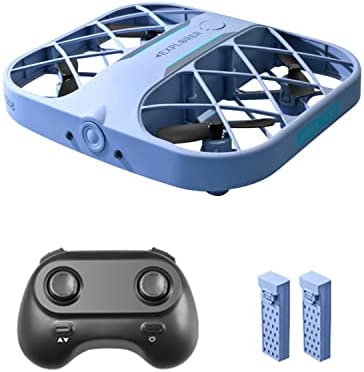 OBEST Mini Drone Enfant,Drone radiocommandé,Jouet Avion Télécommandé,Contrôle à Un Bouton,Mode sans Tête,Flip à 360°,Fonctionnement Simple 2 Batteries ,Cadeau Garçon Fiche Technique et Prix au Maroc