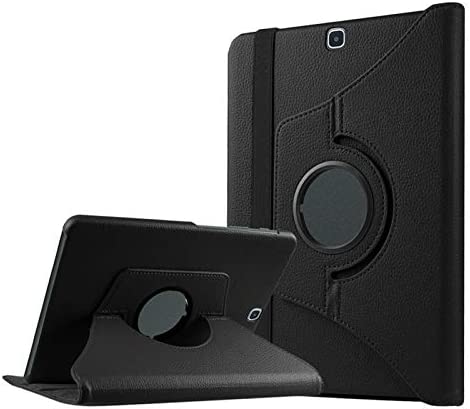 Coque pour Tab S2 9.7 - 360 degrés Rotation Coque en Cuir pour Samsung Galaxy Tab S2 9.7 Pouces SM-T810 / T815 Housse de protection Etui avec la fonction de stand Case/Cover (Noir) Fiche Technique et Prix au Maroc