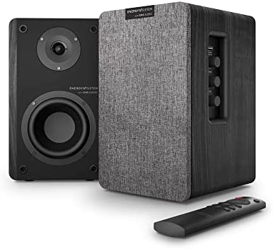 Energy Sistem Studio Monitor 4 Chaîne HiFi (Haut-Parleur Actif 2.0, Bluetooth 5.0, 50 W, Subwoofer, Entrée Optique TOSLINK, Port HDMI Arc) - Gris Fiche Technique et Prix au Maroc