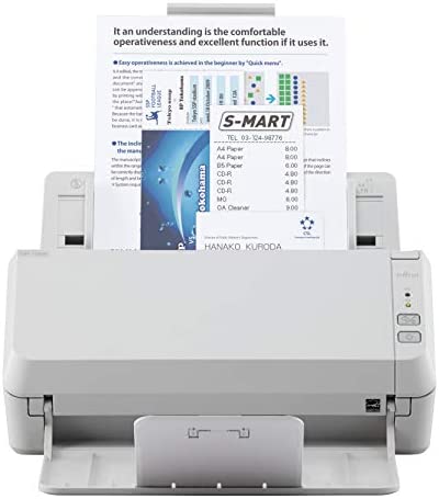 Fujitsu SP-1130N Scanner d'images duplex Blanc Fiche Technique et Prix au Maroc