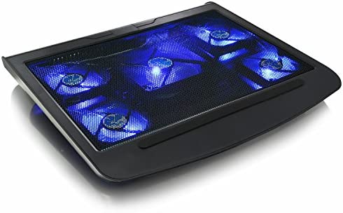 AABCOOLING NC45 - Refroidisseur PC avec 5 Ventilateurs et Rétroéclairage LED Bleu | Ventilateur PC Gamer | Ventilateur PS4 | Refroidissement PC Portable et Consoles | Refroidisseur Ordinateur Fiche Technique et Prix au Maroc