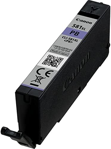 Canon CLI-581 XL PB Cartouche Bleu Photo Capacité XL (Emballage carton) Fiche Technique et Prix au Maroc