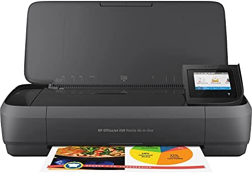 HP OfficeJet 250 Mobile AIO Jet d'encre A4 WiFi Noir – Imprimante Multifonction Jet d'encre Thermique, 600 x 600 dpi, 600 x 600 dpi, A4, 216 x 356 mm, Couleur Fiche Technique et Prix au Maroc
