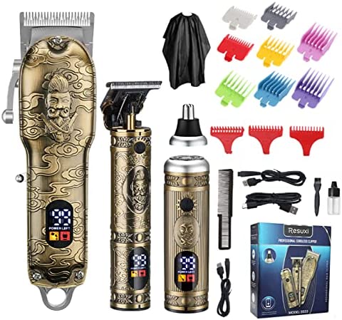 Tondeuse Cheveux Hommes, Bestauty Tondeuse Barbe, Tondeuse Nez, Electriques Tondeuse Cheveux Rasoir Professionnelle en T sans Fil électrique avec écran LCD pour les Familles et les Barbiers Avis, Fiche Technique et Prix au Maroc