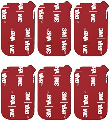 6pcs Rectangle 3M Kit de Remplacement Adhésif Collant,pour Support de Téléphone de Voiture Magnétique Autocollant de Base de Tableau de Bord,VIIMAKE Double Face 3M VHB Ruban Adhésif Tampons(rouge) Fiche Technique et Prix au Maroc