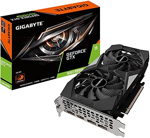 GIGABYTE GV-N166SD6-6GD Carte Graphique NVIDIA GeForce GTX 1660 Super 6 Go GDDR6 Noir Fiche Technique et Prix au Maroc