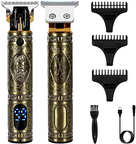InThoor Tondeuse à Cheveux Hommes, Electriques Tondeuse Professionnelle Sans Fil avec Affichage LED, Tondeuse Precision avec 3 Peignes de Guidage pour Domestique et Salon de Coiffure(D'or) Avis, Fiche Technique et Prix au Maroc