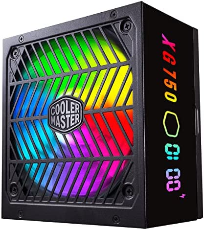 Cooler Master XG750 Plus Platinum PSU (EU), 80 Plus Platinum (+92% Efficacité), 750W, Affichage Temps Réel, Condensateurs 100% Japonais, Ventilateur ARGB 135mm FDB, Garantie 10 Ans Noir avec Argb Fiche Technique et Prix au Maroc
