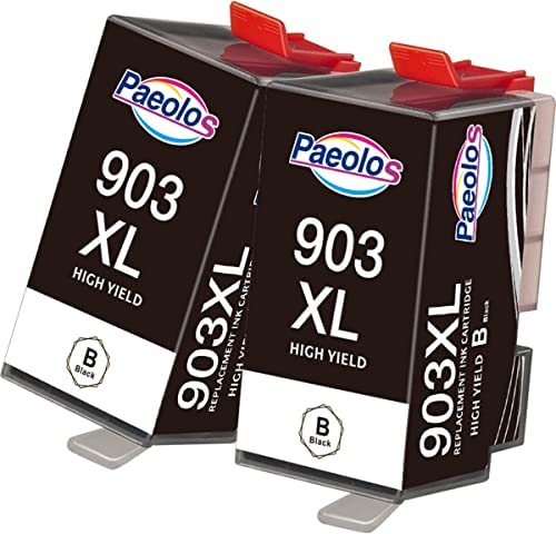 Paeolos 903XL Remplacement pour HP 903 XL Noir Cartouche d'encre Compatible avec HP Officejet 6950 Officejet Pro 6960 6970 6961 6962 6963 6964 6964 6965 6966 6968 6971 6974 6976 6978 6979 All-in-One Fiche Technique et Prix au Maroc