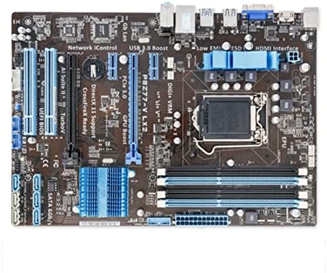 WEPL Carte mère LGA 1155 DDR3 Fit for ASUS P8Z77-V LX2 Carte mère de Bureau Orginal Intel Z77 CPU Corei7 / I5 / I3 3 2GB PCI-E 3.0 USB3.0 DDR3 Carte mère Fiche Technique et Prix au Maroc