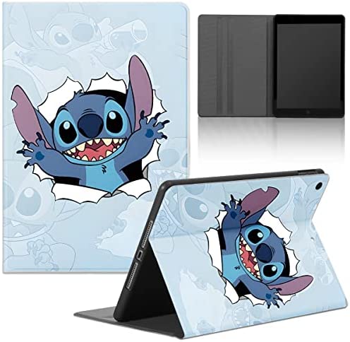 Tablet Coque pour Samsung Galaxy Tab A7 Lite 8,7" (T220/T225), Étui avec Kawaii Stitch Dessin Animé Housse de Protection Ultra Fin en Cuir PU avec Fonction Support Anti-Chute TPU Tablette Cover, 06 Fiche Technique et Prix au Maroc