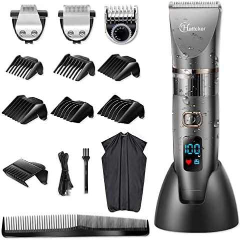 Hatteker Tondeuse Cheveux Professionnelle Sans Fil Barbe Hommes Rasoir Corps Tondeuse de Précision Imperméable 3 en 1 Avis, Fiche Technique et Prix au Maroc