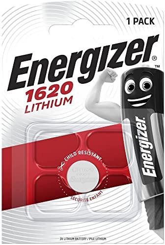 Energizer Battery CR1620 Lithium 1-pak, 235329 Fiche Technique et Prix au Maroc