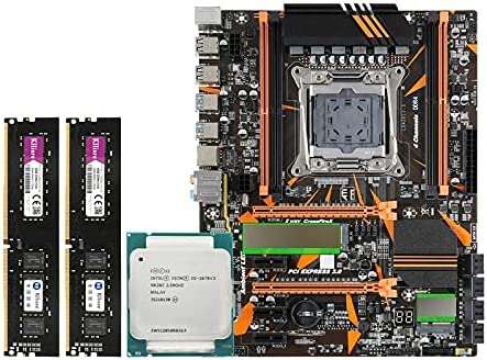 lilili Carte mère Carte mère CPU Combo Fit for Kllisre X99 D4 Carte mère Combo avec Xeon E5 2678 V3 LGA2011-3 CPU 2Pcs X 8GB = 16GB 2666Mhz DDR4 MémoireOrdinateur Carte mère Fiche Technique et Prix au Maroc