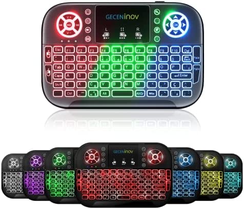 Clavier sans Fil avec pavé Tactile, Mini Clavier sans Fil à 2,4ghz Petit Clavier télécommandé Portable Compatible avec Smart TV, HTPC, PS3, etc. Fiche Technique et Prix au Maroc