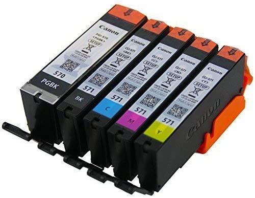 Original Setup Cartouches d'encre PGI-570 CLI-571 pour Le imprimante Canon PIXMA MG5700 mg5720 mg5721 MG5750 mg5722 MG5751 MG5752 MG5753 mg5760 MG6800 mg6820 mg6821 mg6822 MG6850 MG6851 MG6852 MG6853 Fiche Technique et Prix au Maroc