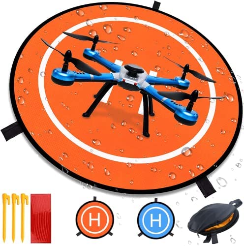 Vebetter Drone Landing Pad, Tapis D’Atterrissage Pliable et étanche, Tapis D’Atterrissage Piste Atterrissage Double Face Pour DJI Mini 3 Pro/ Mavic 3/ Air 2s/ Mavic Air 2/Mavic Mini/Mavic Pro/Mavic 2. Fiche Technique et Prix au Maroc
