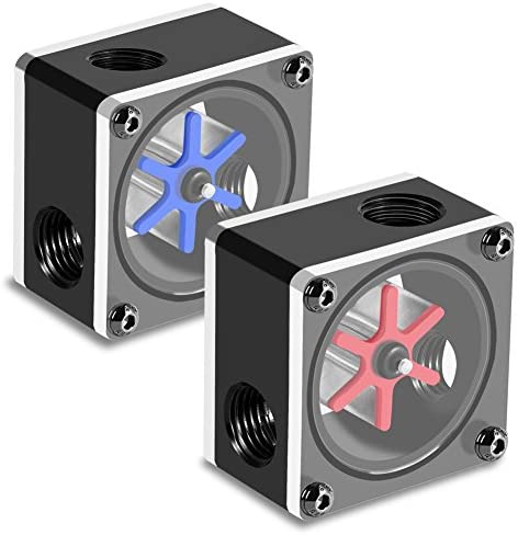 Indicateur de débit à 3 Voies, débitmètre de Refroidissement par Eau G6/4 à 6 hélices, Affichage du débitmètre pour Le système de Refroidissement par Eau PC pour Le raccordement et l'étanchéité Fiche Technique et Prix au Maroc