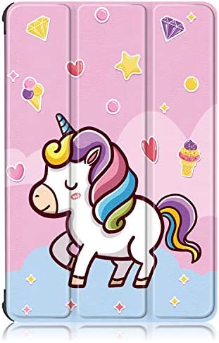 Xuanbeier Ultra-Mince Coque pour Huawei Matepad T10s 10.1" AGS3-L09/W09 et T10 9.7" AGR-L09/W09 Tablette Étui Housse de Protection avec Fonction de Support,Licorne Fiche Technique et Prix au Maroc