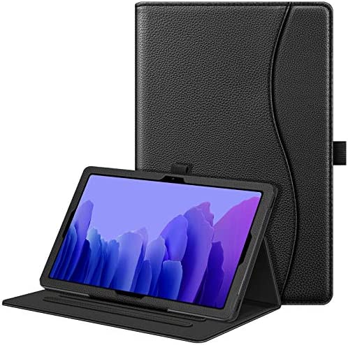 FINTIE Coque pour Samsung Galaxy Tab A7 10.4” 2022/2020 - Etui Protection Multi-Angle avec Fonction Veille/Réveill Automatique Housse Support Poche de Document, Noir Fiche Technique et Prix au Maroc