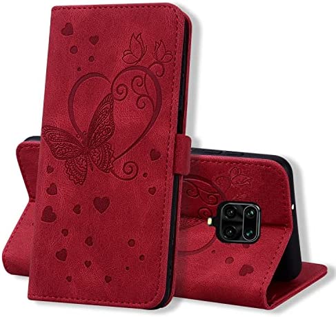 Keikail Coque Xiaomi Redmi Note 9S/Note 9 Pro/Note 9 Pro Max 6,67", Coque Portefeuille Note 9S, Protection Etui Housse Premium en Cuir PU [Porte Carte] Couverture du Livre, Rouge Fiche Technique et Prix au Maroc
